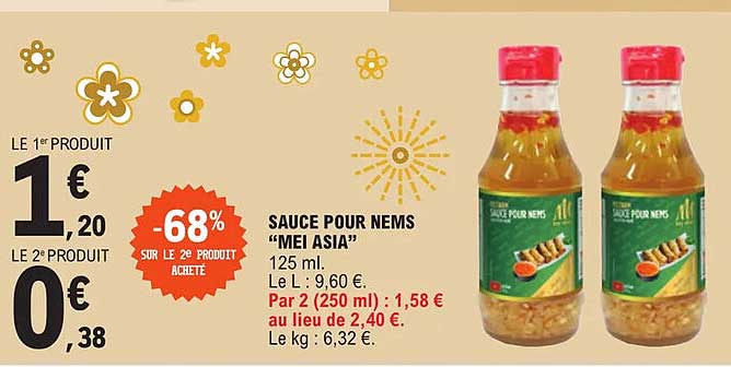 sauce pour nems "mei asia"