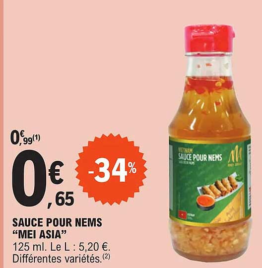 Sauce Pour Nems  "mei Asia"