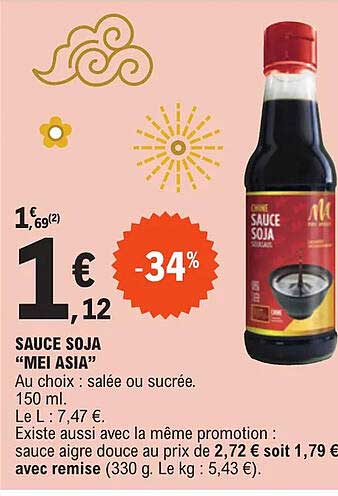 sauce soja "mei asia"