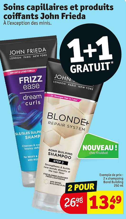 soins capillaires et produits coiffants john frieda