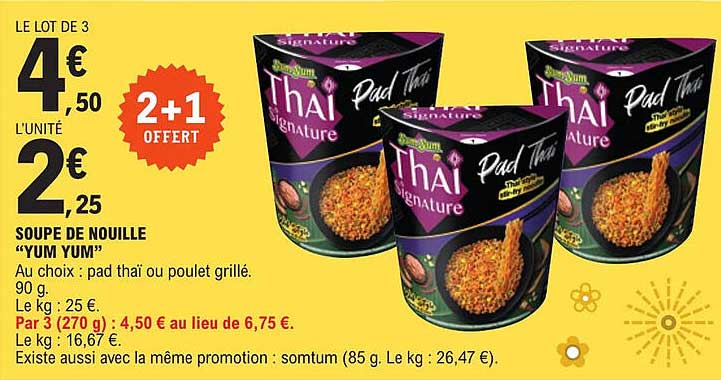 soupe de nouille "yum yum"