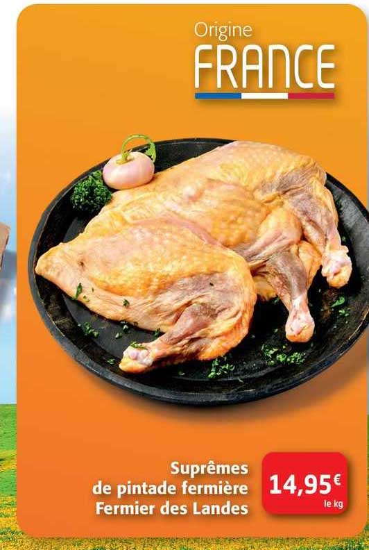 suprêmes de pintade fermière fermier des landes