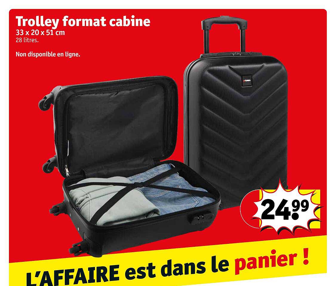 trolley format cabine