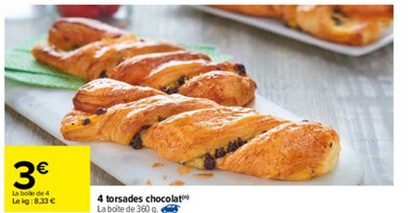 4 Torsades Chocolat