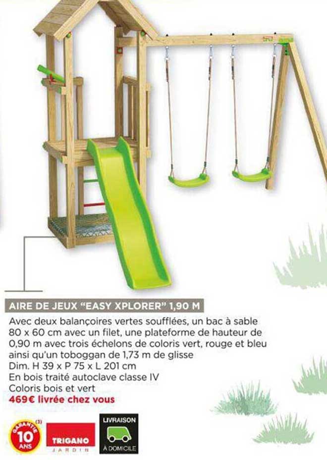 aire de jeux "easy xplorer" 1,90m