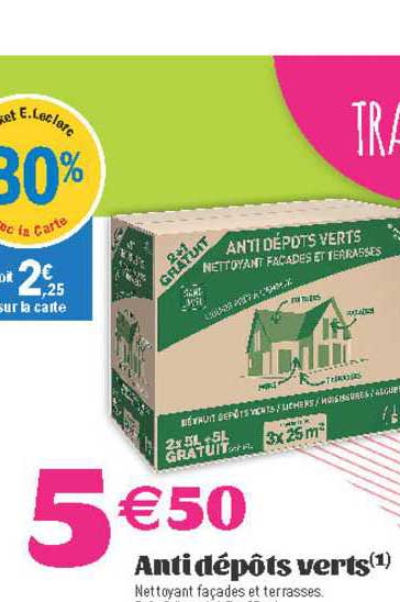 anti dépôts verts