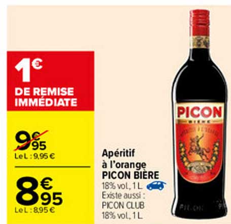 apéritif à l'orange picon bière