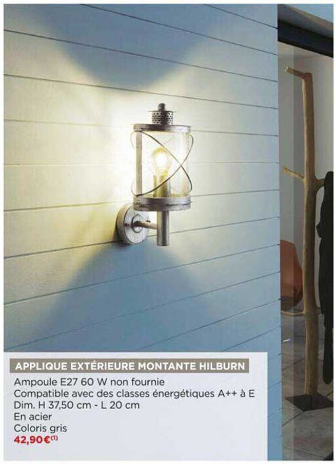 Applique Extérieure Montante Hilburn