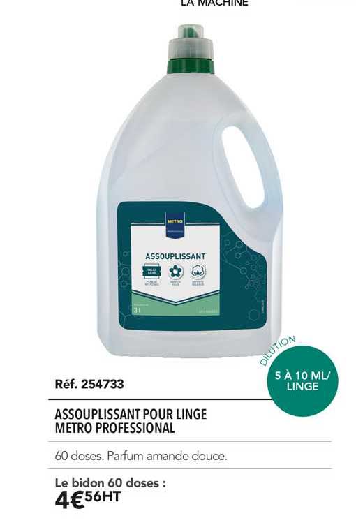 Assouplissant Pour Linge Metro Professional