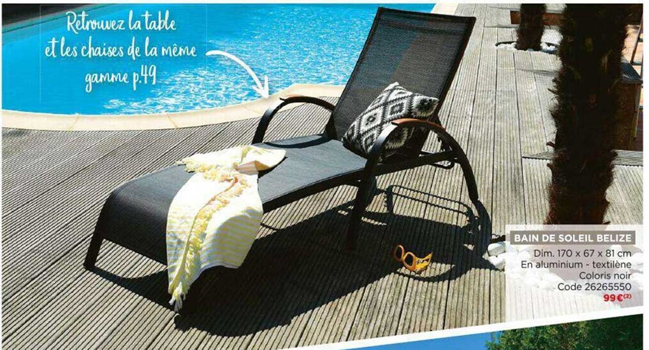 bain de soleil belize