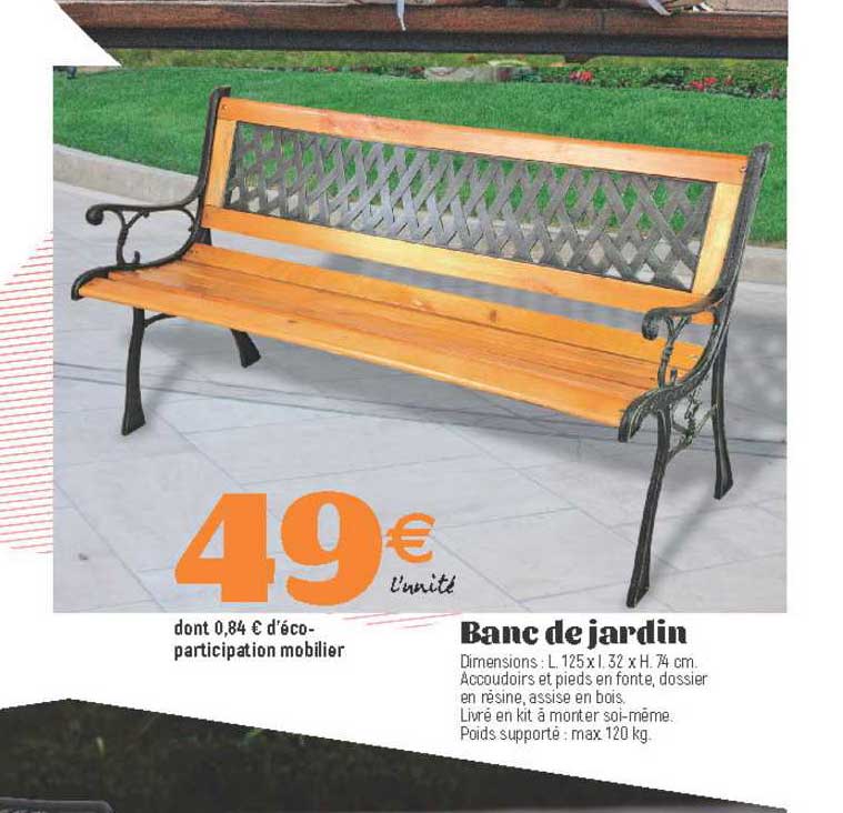 Banc De Jardin