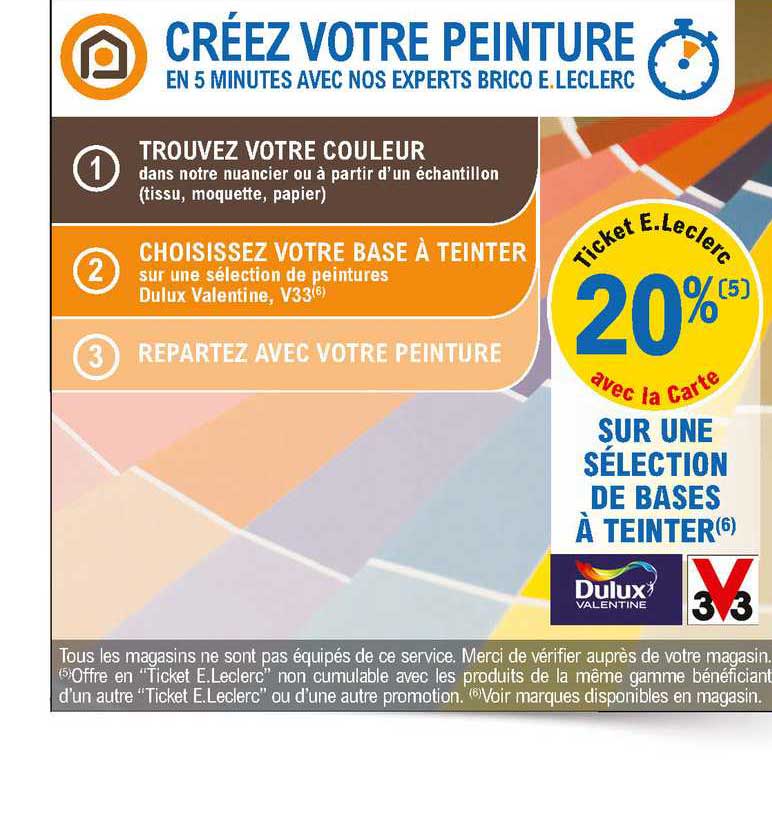 bases à teinter dulux valentine