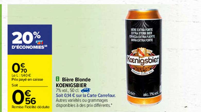 Bière Blonde Koenigsbier