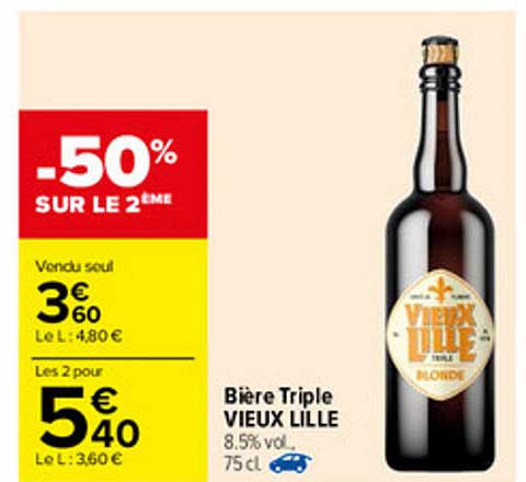 bière triple vieux lille