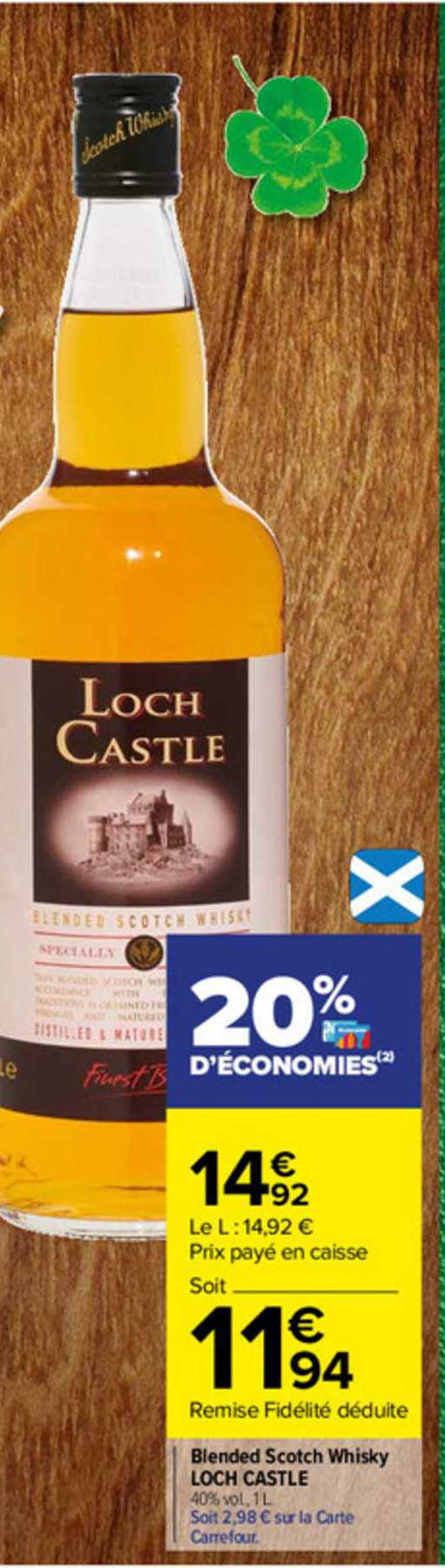 blended scotch whisky loch castle