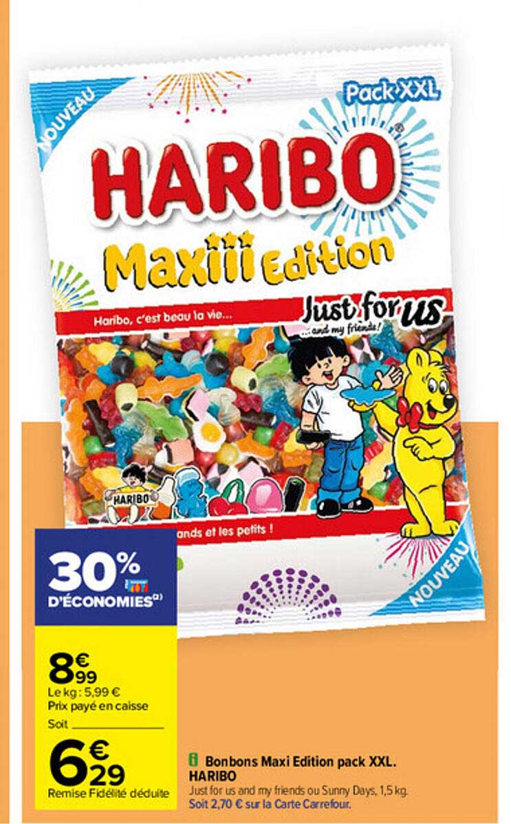 Bonbons Maxi Edition Pack Xxl Haribo