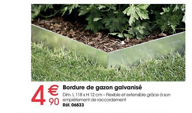 Bordure De Gazon Galvanisé