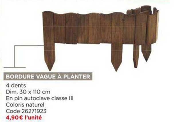 bordure vague à planter