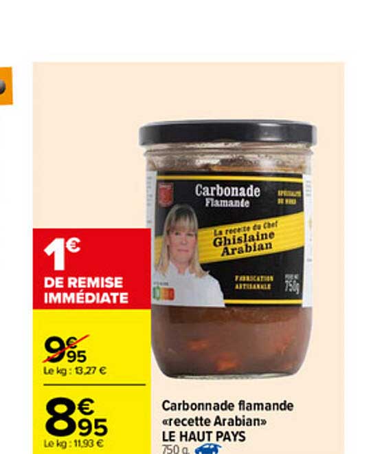 carbonnade flamande "recette arabian" le haut pays