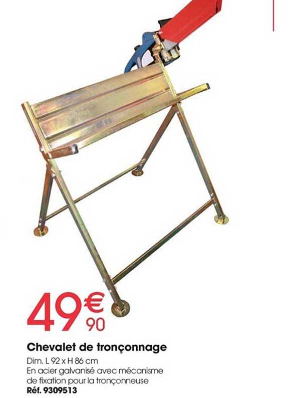 chevalet de tronçonnage
