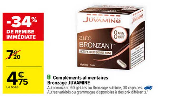 compléments alimentaires brozage juvamine