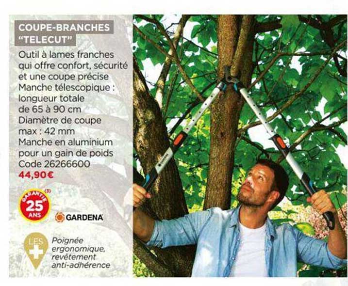 coupe-branches "telecut" gardena