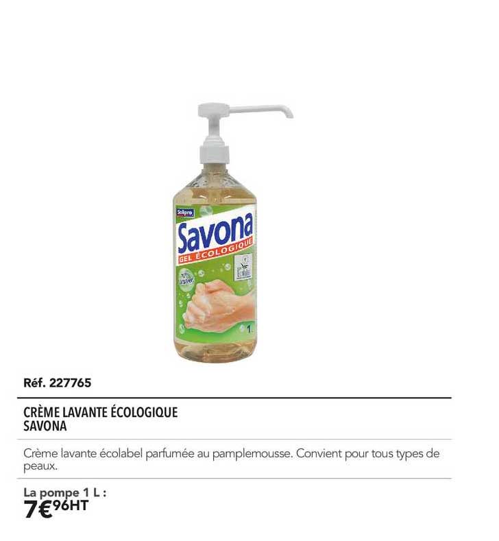 Crème Lavante écologique Savona