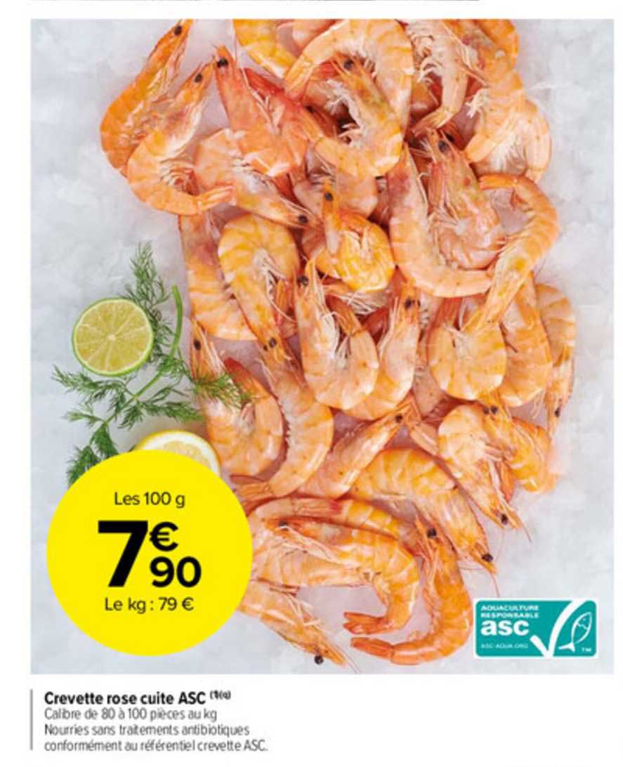 Crevette Rose Cuite Asc