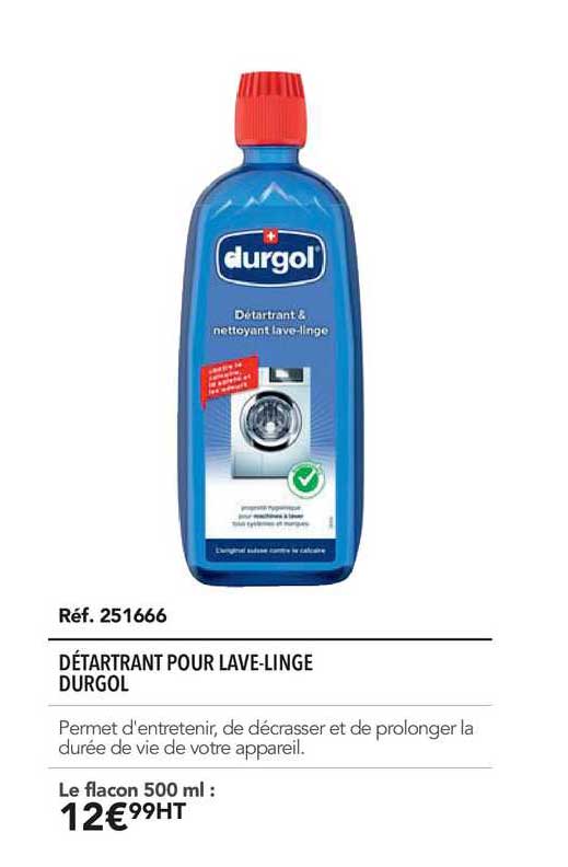 détartrant pour lave ligne durgol