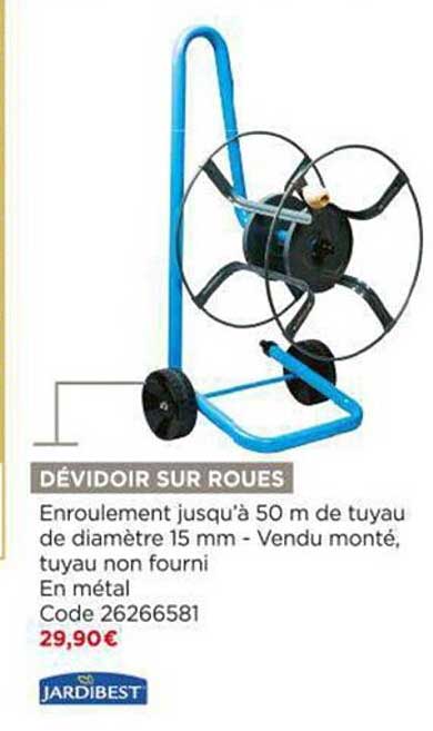 dévidoir sur roue jardibest