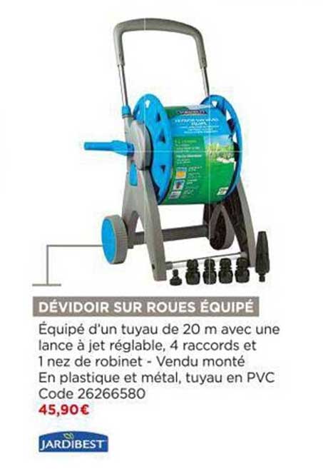 dévidoir sur roues équipé jardibest