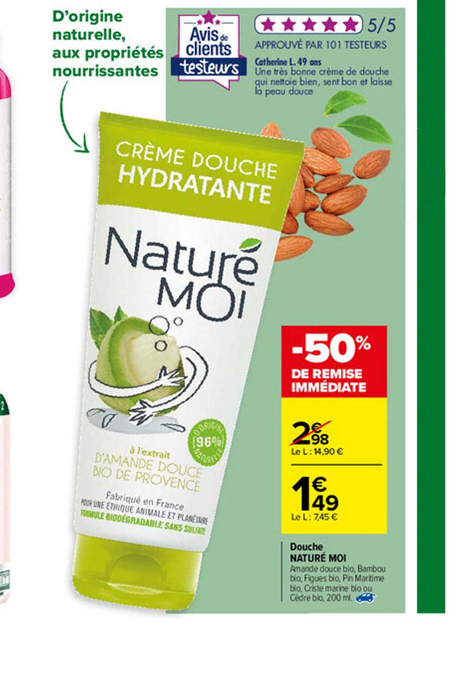 douche naturé moi