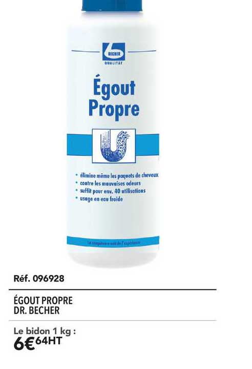 égout propre dr. becher
