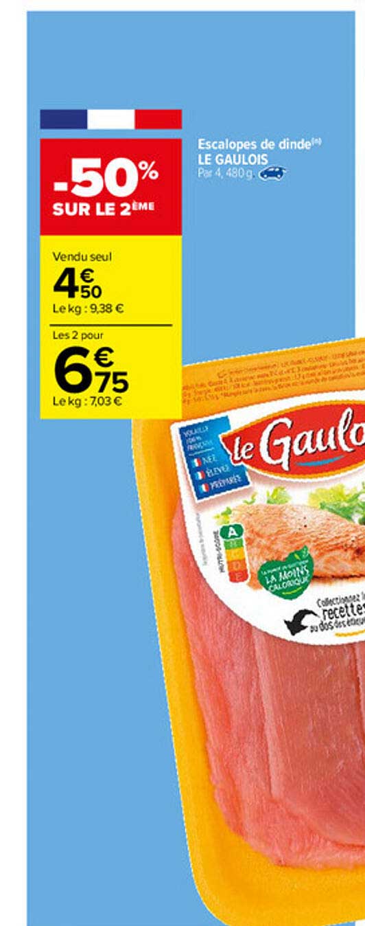 Escalopes De Dinde Le Gaulois