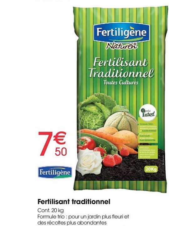 fertilisant traditionnel fertiligène