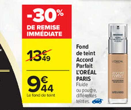 fond de teint accord parfait l'oréal paris