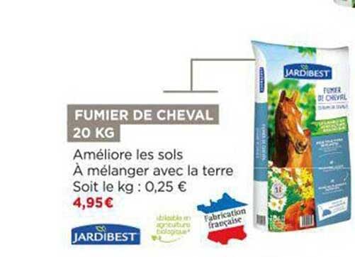 fumier de cheval 20 kg jardibest
