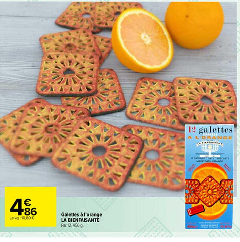Galettes à L'orange La Bienfaisante