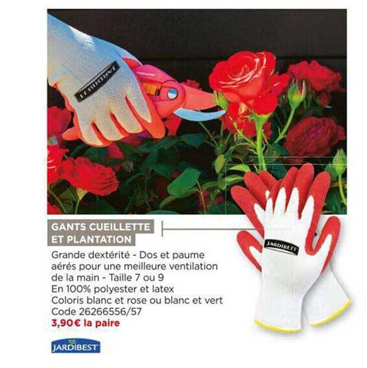 gants cueillette et plantation jardibest