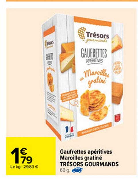 gaufrettes apéritives maroilles gratiné trésors gourmands