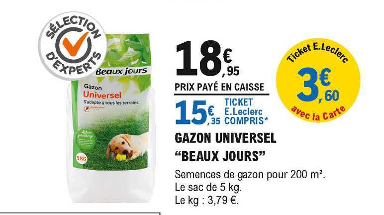 Gazon Universel "beaux Jours"