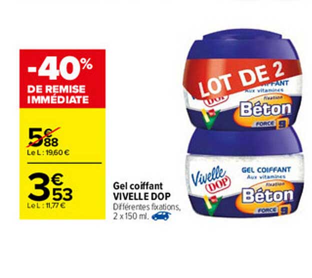 gel coiffant vivelle dop