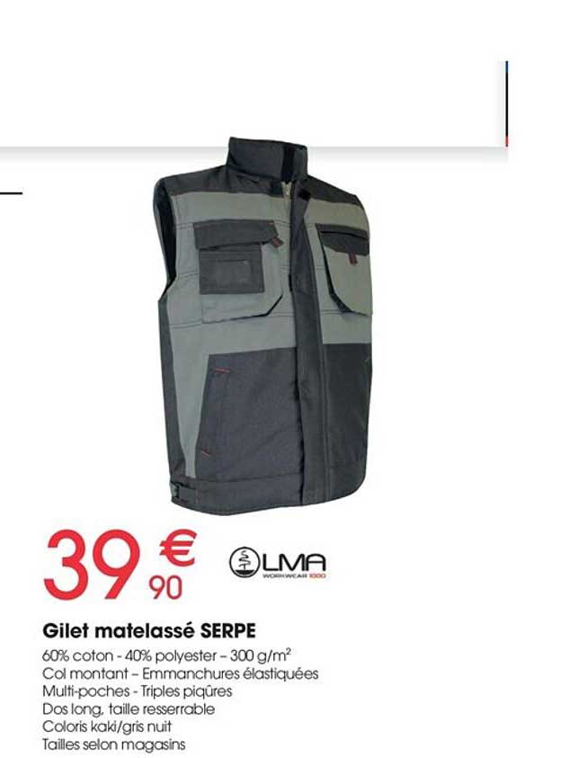 gilet matelassé serpe