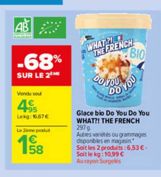 glace bio do you do you what?! the french