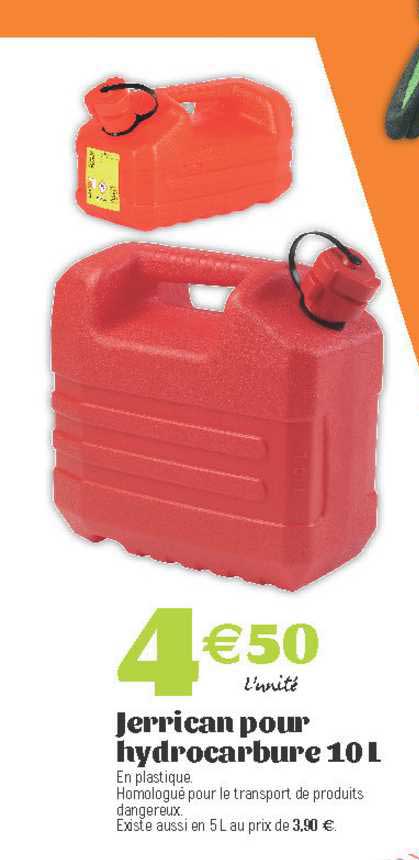 Jerrican Pour Hydrocarbure 10 L