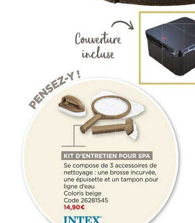 kit d'entretien pour spa intex