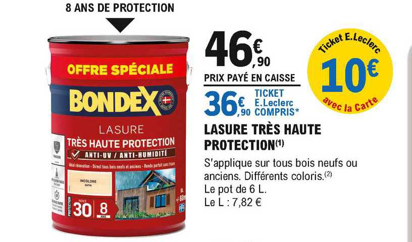 lasure très haute protection bondex
