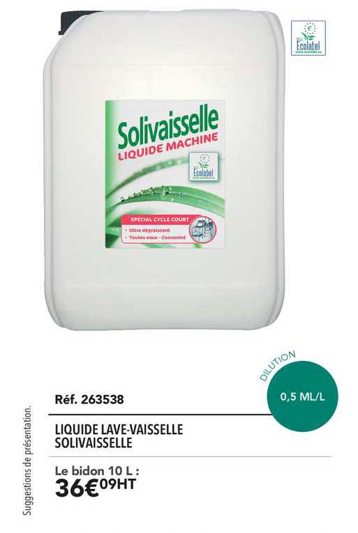 liquide lave vaisselle solivaisselle