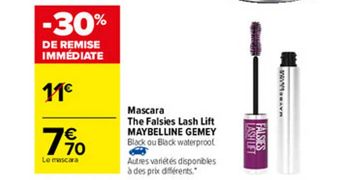 mascara the falsies lash lift maybelline gemey