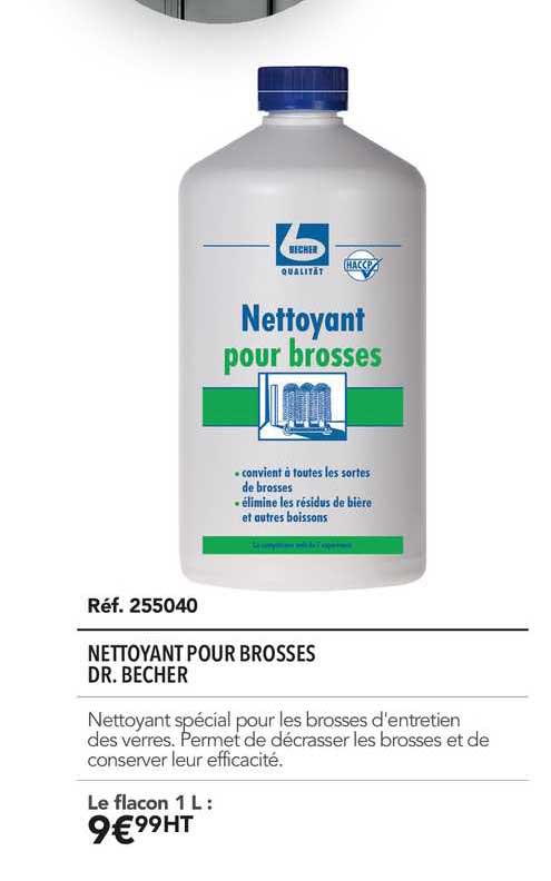 nettoyant pour brosses dr. becher